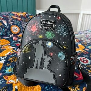 Walt Disney and Mickey Mouse ''Partners'' Light-Up Loungefly Mini Backpack